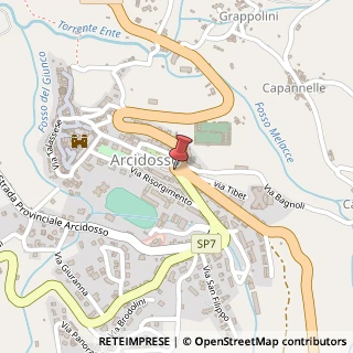 Mappa Piazza Indipendenza, 58031 Arcidosso GR, Italia, 58031 Arcidosso, Grosseto (Toscana)