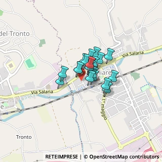 Mappa Via Padre Michele Bulmetti, 63078 Pagliare AP, Italia (0.2265)