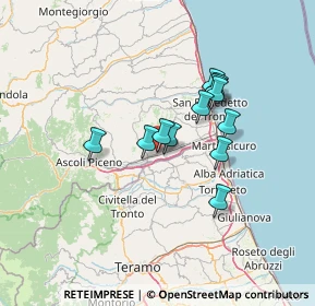 Mappa Via Di Vittorio, 63079 Colli del Tronto AP, Italia (10.82167)
