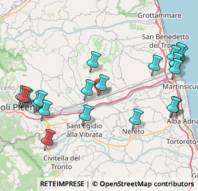 Mappa Via Di Vittorio, 63079 Colli del Tronto AP, Italia (10.103)