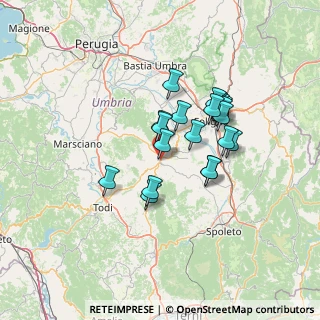 Mappa Località Cavallara, 06030 Bastardo PG, Italia (11.362)