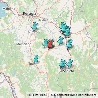 Mappa Località Cavallara, 06030 Bastardo PG, Italia (12.22263)