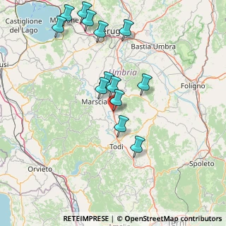 Mappa Via Piana, 06059 Todi PG, Italia (16.59923)