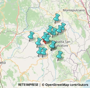 Mappa Strada Provinciale Arcidosso, 58031 Arcidosso GR, Italia (8.80071)