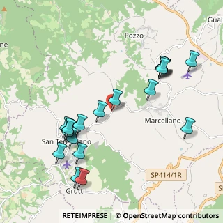 Mappa Via S. Terenziano, 06035 Gualdo Cattaneo PG, Italia (2.295)