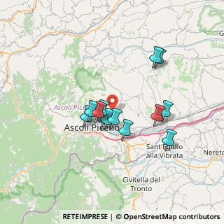Mappa Frazione Vallesenzana, 63100 Ascoli Piceno AP, Italia (5.75615)
