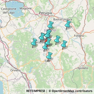 Mappa Via del Buda, 06059 Todi PG, Italia (8.42833)