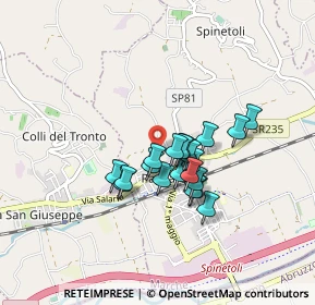 Mappa Via Roccabrignola, 63078 Spinetoli AP, Italia (0.644)