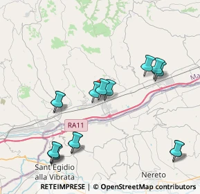 Mappa Via Roccabrignola, 63078 Spinetoli AP, Italia (4.59867)