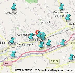 Mappa Via Roccabrignola, 63078 Spinetoli AP, Italia (2.35231)