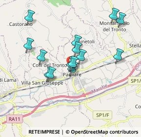 Mappa Via Roccabrignola, 63078 Spinetoli AP, Italia (1.70214)