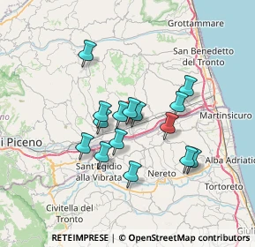 Mappa Via Roccabrignola, 63078 Spinetoli AP, Italia (5.69467)