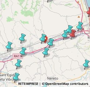 Mappa Via Molino, 63078 Spinetoli AP, Italia (5.965)