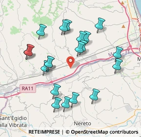 Mappa Via Molino, 63078 Spinetoli AP, Italia (3.996)