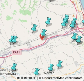 Mappa Via Molino, 63078 Spinetoli AP, Italia (5.834)