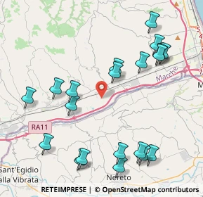 Mappa Via Molino, 63078 Spinetoli AP, Italia (4.9335)