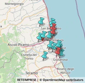 Mappa Via Molino, 63078 Spinetoli AP, Italia (10.12833)