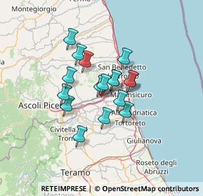 Mappa Via Molino, 63078 Spinetoli AP, Italia (9.54294)