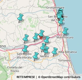 Mappa Via Molino, 63078 Spinetoli AP, Italia (7.89556)