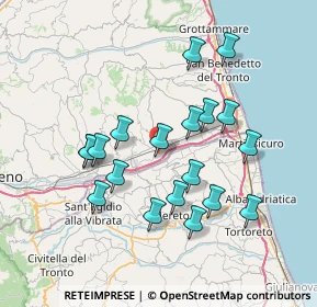 Mappa Via Molino, 63078 Spinetoli AP, Italia (7.14789)