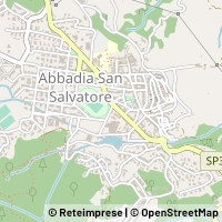 Mapa Abbadia San Salvatore