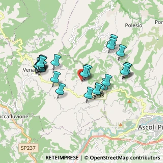 Mappa Frazione Castellano, 63091 Vallorano AP, Italia (1.872)