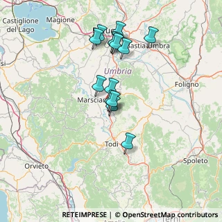 Mappa Frazione Pantalla, 06059 Todi PG, Italia (13.36643)