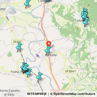 Mappa Collevalenza Scalo, 06059 Todi PG, Italia (3.6295)