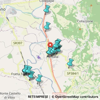 Mappa Collevalenza Scalo, 06059 Todi PG, Italia (1.923)