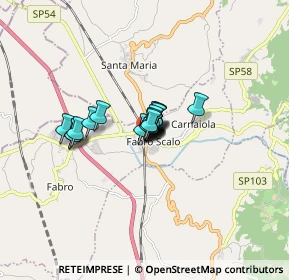 Mappa Piazzale Stazione, 05015 Fabro TR, Italia (0.7445)