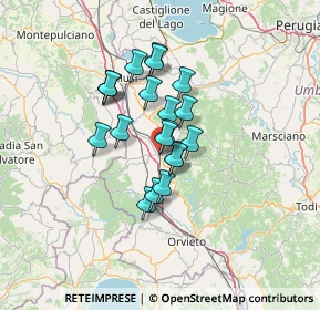 Mappa Piazzale Stazione, 05015 Fabro TR, Italia (9.898)