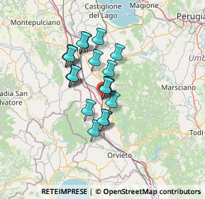 Mappa Piazzale Stazione, 05015 Fabro TR, Italia (10.0055)