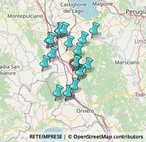 Mappa Piazzale Stazione, 05015 Fabro TR, Italia (10.583)