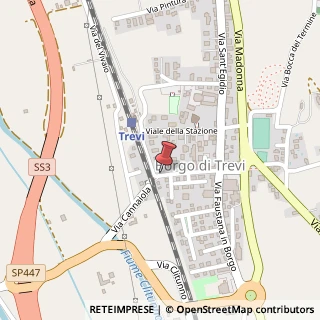 Mappa Via Cannaiola, 06039 Trevi, Perugia (Umbria)