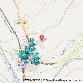 Mappa Via Ticino, 05015 Fabro TR, Italia (0.592)