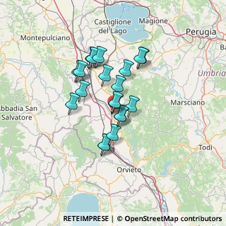 Mappa Via Ticino, 05015 Fabro TR, Italia (10.649)