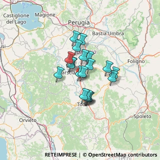 Mappa Pantalla, 06059 Todi PG, Italia (9.414)