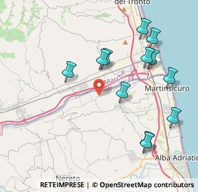 Mappa Contrada Vallecupa, 64010 Colonnella TE, Italia (4.40917)