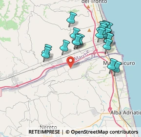 Mappa Contrada Vallecupa, 64010 Colonnella TE, Italia (3.999)