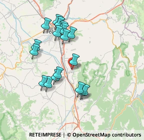 Mappa Via Coste S. Paolo, 06039 Trevi PG, Italia (7.2935)