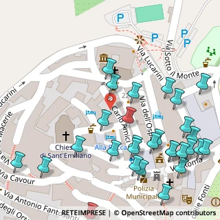 Mappa Via San Francesco, 06039 Trevi PG, Italia (0.08276)