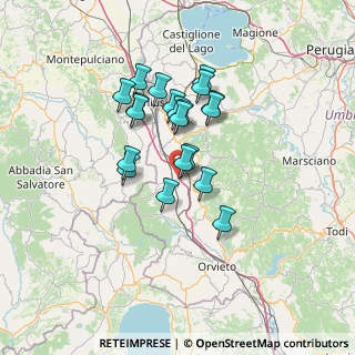 Mappa Via Monterosa, 05015 Fabro TR, Italia (11.148)