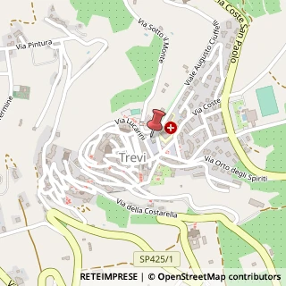 Mappa Piazza Giuseppe Garibaldi, 1, 06039 Trevi, Perugia (Umbria)
