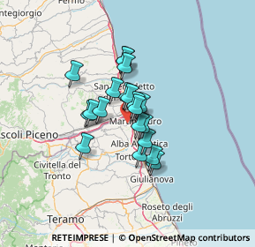 Mappa Traversa di Via Roma, 64010 Colonnella TE, Italia (8.717)