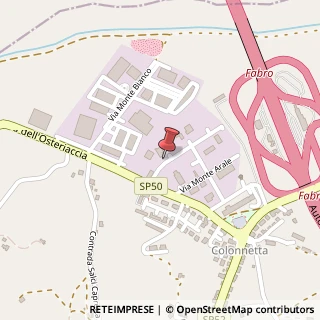 Mappa Via delle Fargne, 3, 05015 Fabro, Terni (Umbria)