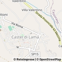 Map Castel di Lama