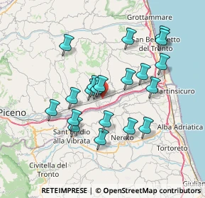 Mappa 63078 Spinetoli AP, Italia (6.7345)
