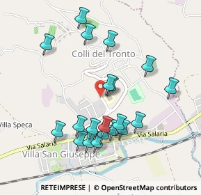 Mappa Via del Partigiano, 63079 Colli del Tronto AP, Italia (0.489)