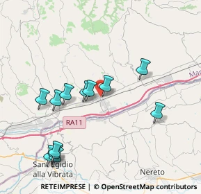 Mappa Via Salaria, 63078 Pagliare AP, Italia (4.225)