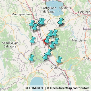 Mappa Via delle Orchidee, 05015 Fabro TR, Italia (12.491)